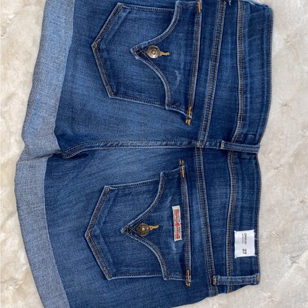 Hudson Jeans Dark Blue Denim Shorts